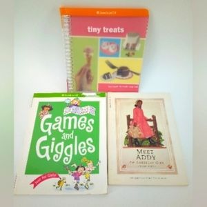 AG Book Bundle Vintage & Retro American Girl Tiny Treats Meet Addy Games & Giggl